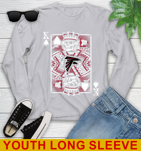 Atlanta Falcons NFL Football The King Of Spades Death Cards Shirt Youth Long Sleeve 6 Atlanta Falcons NFL Football The King Of Spades Death Cards Shirt Youth Long Sleeve - Image 6
