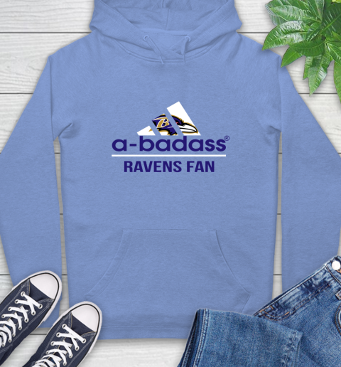 Baltimore Ravens NFL Football A Badass Adidas Adoring Fan Sports Hoodie 11