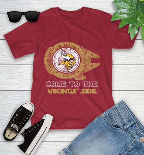 NFL Come To The Minnesota Vikings Wars Football Sports Youth T-Shirt 14