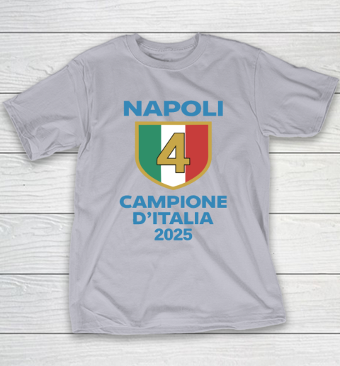 Napoli Campione D'Italia 2025 Youth T-Shirt 3