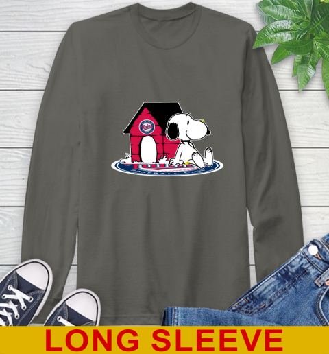 MLB Baseball Minnesota Twins Snoopy The Peanuts Movie Shirt Long Sleeve T-Shirt 8