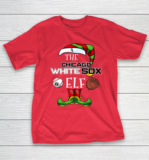 Chicago White Sox Christmas ELF Funny MLB T-Shirt 9