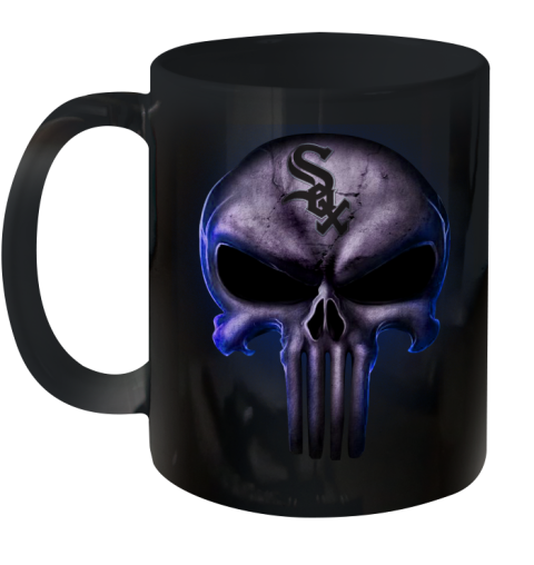 Chicago White Sox MLB Baseball Punisher Skull Sports Ceramic Mug 11oz