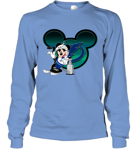 NHL Tampa Bay Lightning Mickey Mouse Disney Hockey T Shirt Sweatshirt