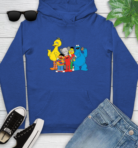 Kaws X Sesame Street UT Hoodie Tee For Sports