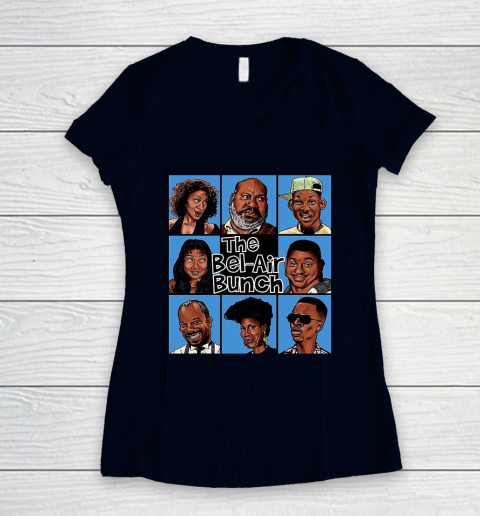 The Bel Air Bunch Fresh Prince Of Bel Air Women's V-Neck T-Shirt 2