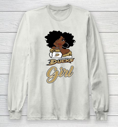 Anaheim Ducks Girl NHL Long Sleeve T-Shirt 12