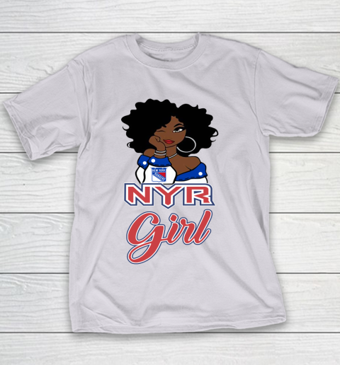 New York Rangers Girl NHL Youth T-Shirt 5