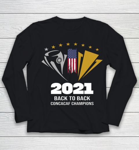 USA Back to Back 2021 Concacaf Champions Youth Long Sleeve