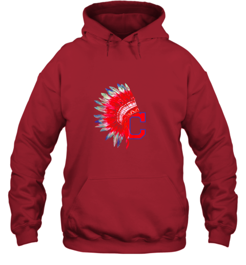 4x2r new cleveland hometown indian tribe vintage for baseball fans awesome hoodie 23 front red