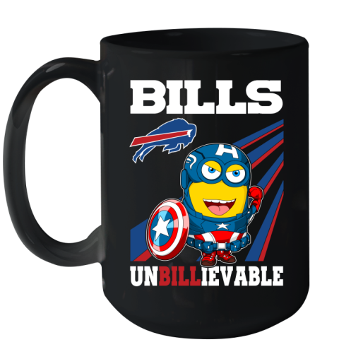 NFL Football Buffalo Bills Captain America Marvel Avengers Minion Shirt Ceramic Mug 15oz