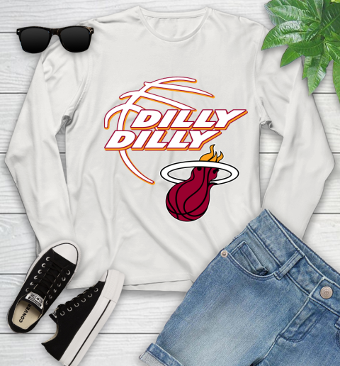 NBA Miami Heat Dilly Dilly Basketball Sports Youth Long Sleeve 12