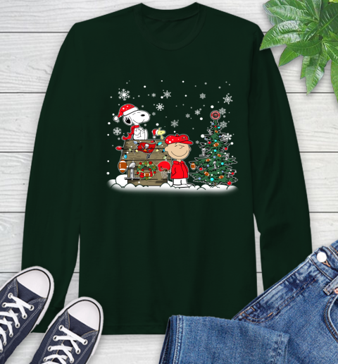 NFL Tampa Bay Buccaneers Snoopy Charlie Brown Christmas Football Super Bowl Sports Long Sleeve T-Shirt 7