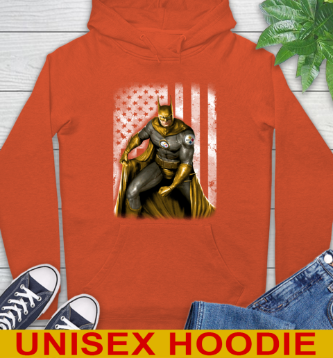 Pittsburgh Steelers NFL Football Batman DC American Flag Shirt Hoodie 4