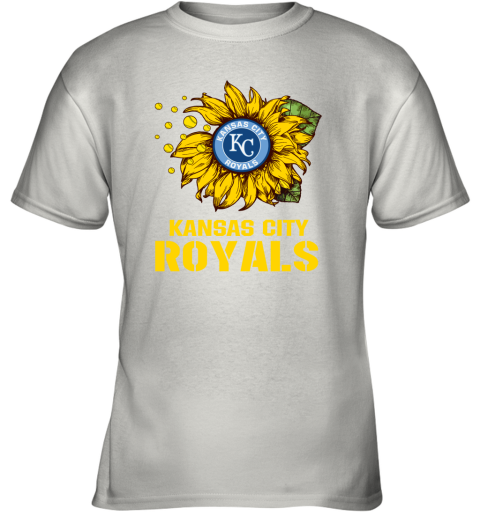 Kansas City Royals Sunflower Mlb Baseball Youth T-Shirt