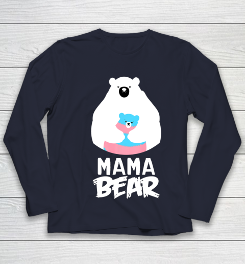 Mama Bear Transgender Shirt LGBT Pride Youth Long Sleeve 2