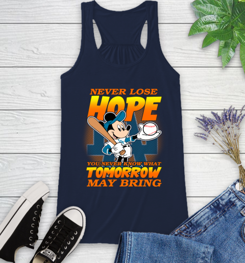 Los Angeles Dodgers MLB Baseball Mickey Disney Never Lose Hope Racerback Tank 10