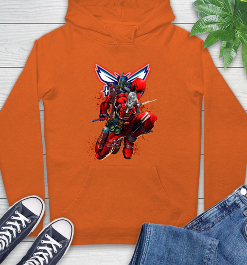 NBA Deadpool Marvel Comics Sports Basketball Charlotte Hornets Hoodie 5