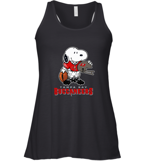 Snoopy A Strong And Proud Tampa Bay Buccaneers Player NFL Racerback Tank