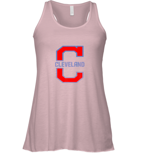 urz8 cleveland hometown indian tribe vintage flowy tank 32 front soft pink