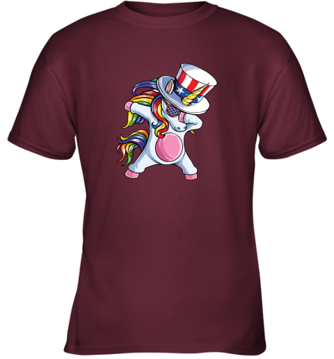 Day 4th Of July Dabbing Uncle Sam Gifts Youth T-Shirt