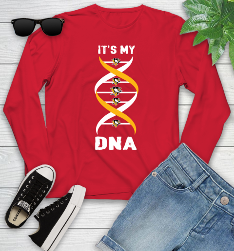 Pittsburgh Penguins NHL Hockey It's My DNA Sports Youth Long Sleeve 11