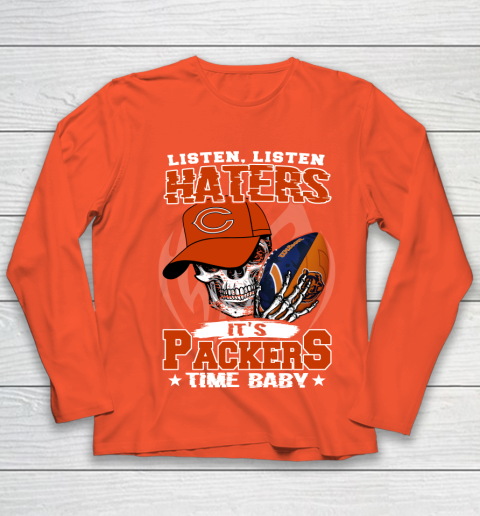 Listen Haters It is BEARS Time Baby NFL Youth Long Sleeve 3
