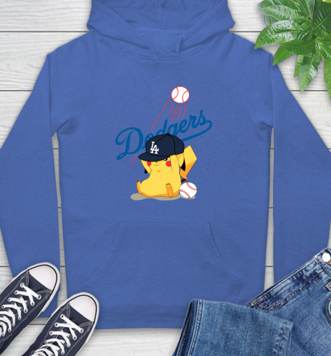 MLB Pikachu Baseball Sports Los Angeles Dodgers Hoodie 9