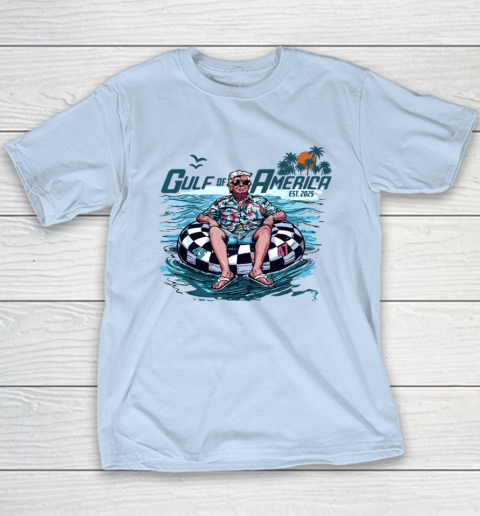 Funny Trump Shirt Gulf Of Us America Est 2025 Youth T-Shirt 5
