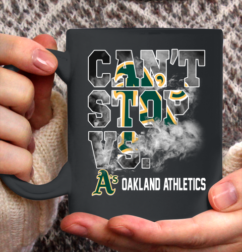 MLB Oakland Athletics Baseball Can't Stop Vs Athletics Ceramic Mug 11oz 2