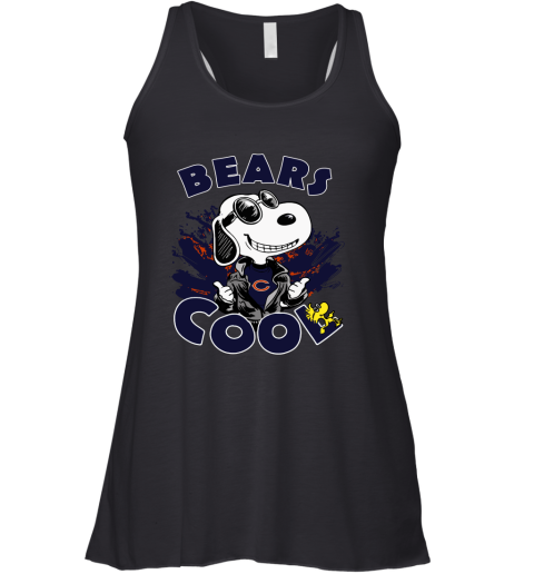 Chicago Bears Snoopy Joe Cool We're Awesome Racerback Tank