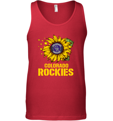 Colorado Rockiers Sunflower MLB Baseball Tank Top