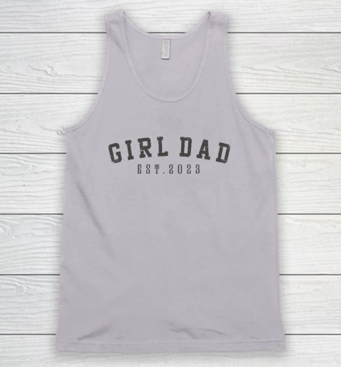 Girl Dad Est 2023 Dad To Be Gifts Father's Day New Baby Girl Tank Top 2