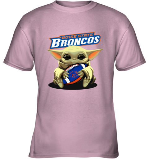 NCAA Boise State Broncos Boys' Heather Gray Poly T-Shirt - XS