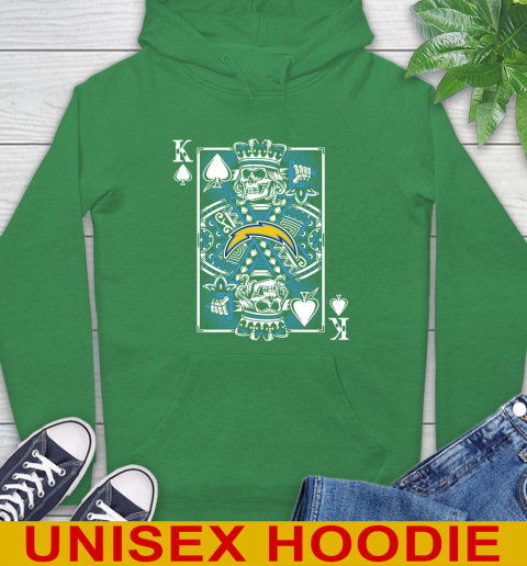 Los Angeles Chargers NFL Football The King Of Spades Death Cards Shirt Hoodie 8