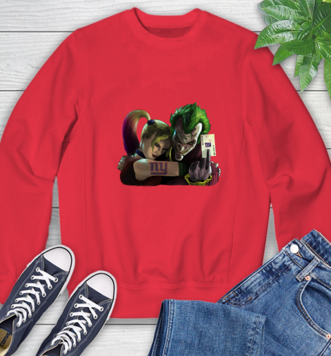 New York Giants NFL Football Joker Harley Quinn Suicide Squad Sweatshirt 10