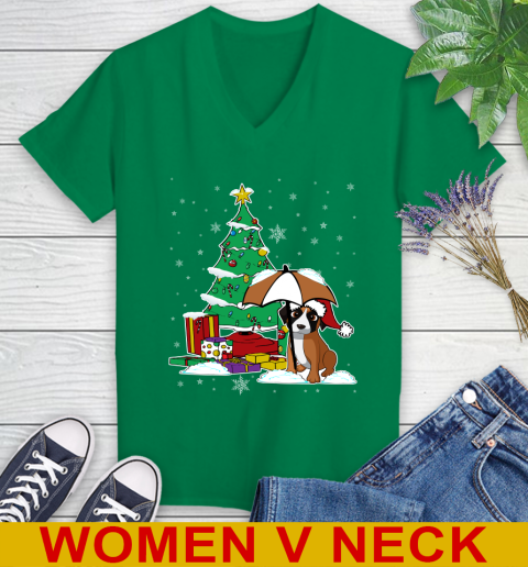 Boxer Christmas Dog Lovers Shirts 218