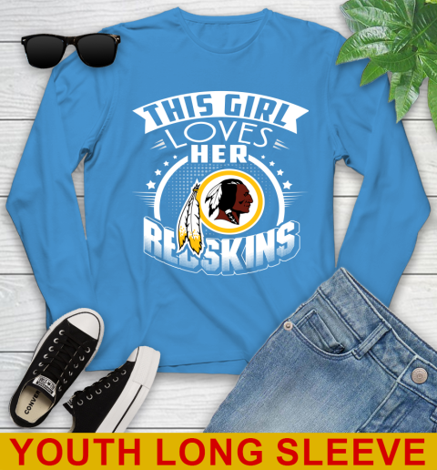 Washington Redskins NFL Football This Girl Loves Her Team 124