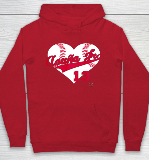 Ronald Acuna Jr Baseball Heart Gameday Hoodie 7