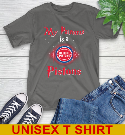 NBA Basketball Harry Potter My Patronus Is A Detroit Pistons T-Shirt 10