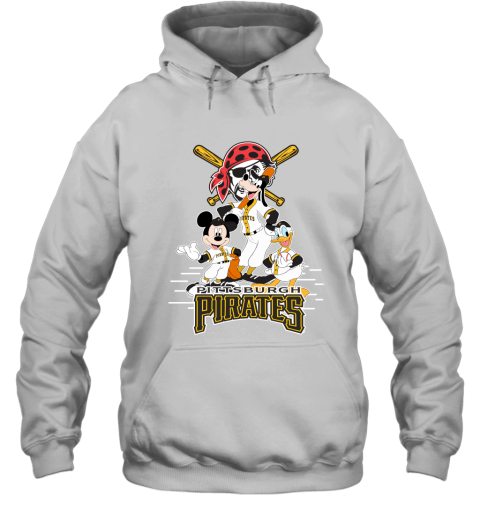 Pittsburgh Pirates Mickey Donald And Goofy Baseball Hoodie
