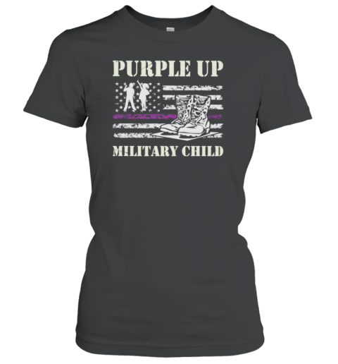 Purple Up Military Child Women's T-Shirt