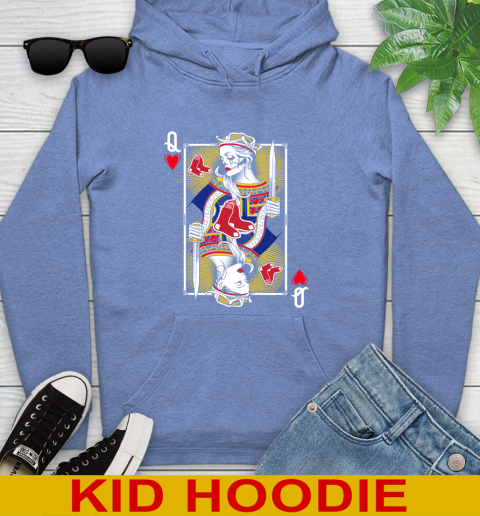 MLB Baseball Boston Red Sox The Queen Of Hearts Card Shirt Youth Hoodie 12