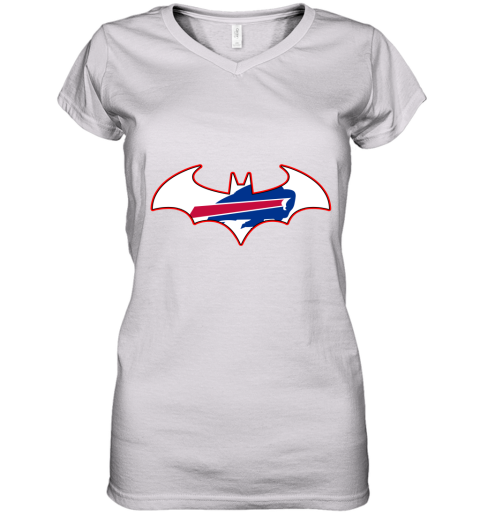 We Are The Buffalo Bills Batman NFL Mashup Women's V-Neck T-Shirt