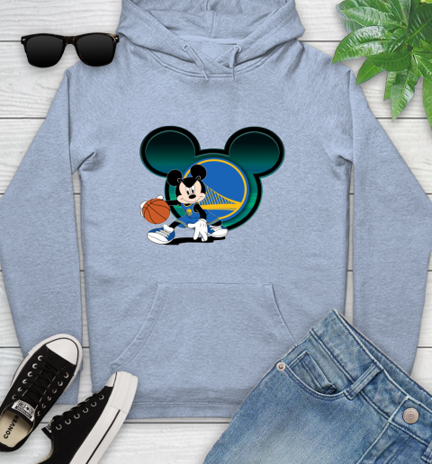 NBA Golden State Warriors Mickey Mouse Disney Basketball Youth Hoodie 10
