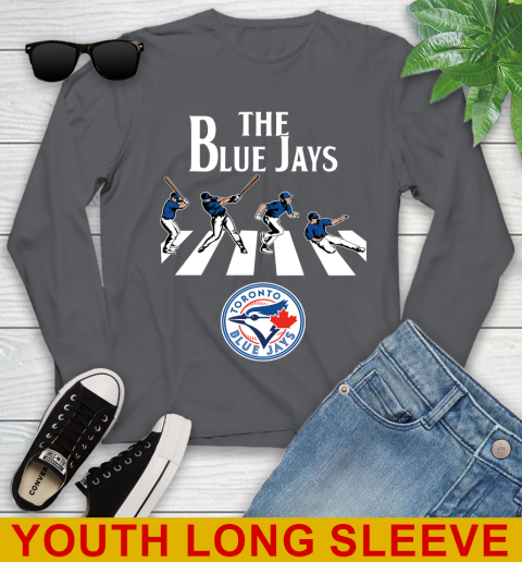 MLB Baseball Toronto Blue Jays The Beatles Rock Band Shirt Youth Long Sleeve 9