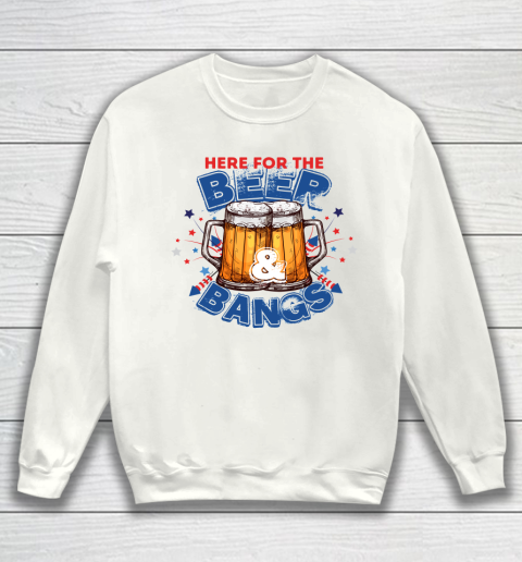 Beer Lover Funny Shirt Beer And Fireworks 4th July 2021 Funny Independence Day Quote Sweatshirt