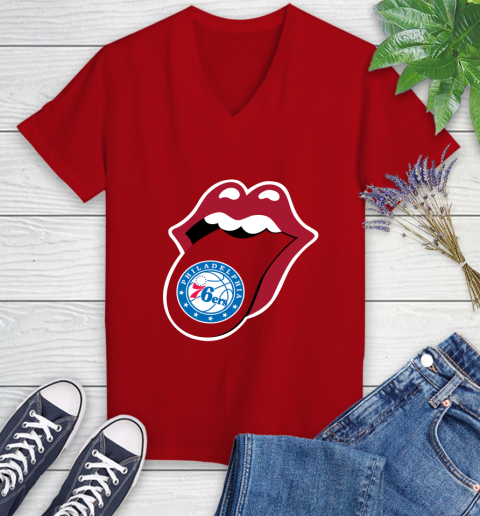 Philadelphia 76ers NBA Basketball Lips I Root For My Team Adoring Fan 88