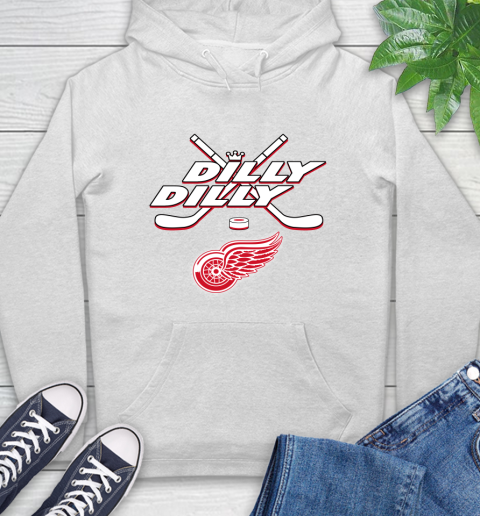 NHL Detroit Red Wings Dilly Dilly Hockey Sports Hoodie