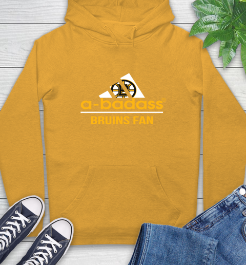 NHL A Badass Boston Bruins Fan Adidas Hockey Sports Hoodie 2